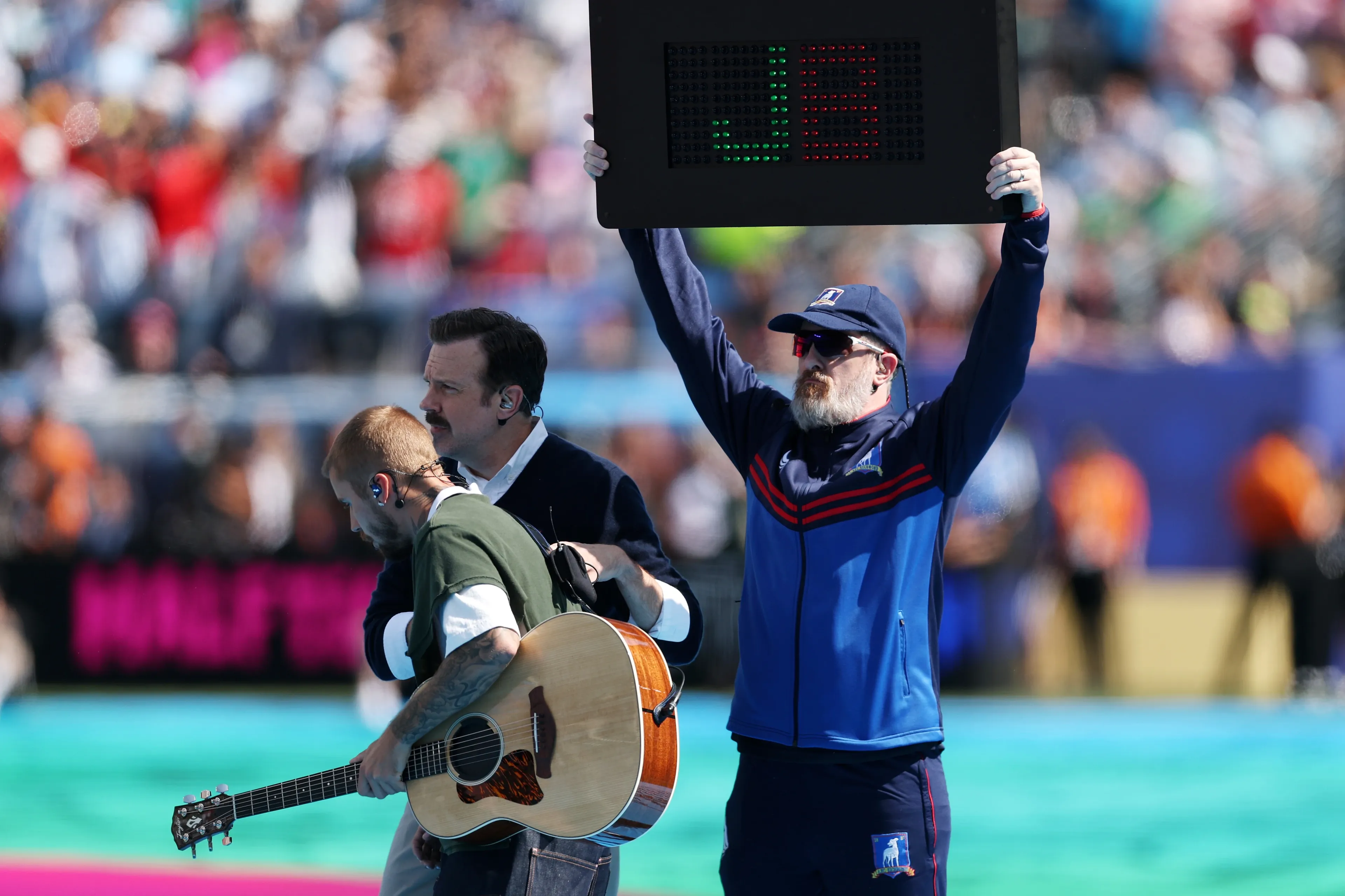Джастин Бибер, Джейсон Судейкис и Брендан Хант|Alex Pantling – FIFA / FIFA via Getty Images