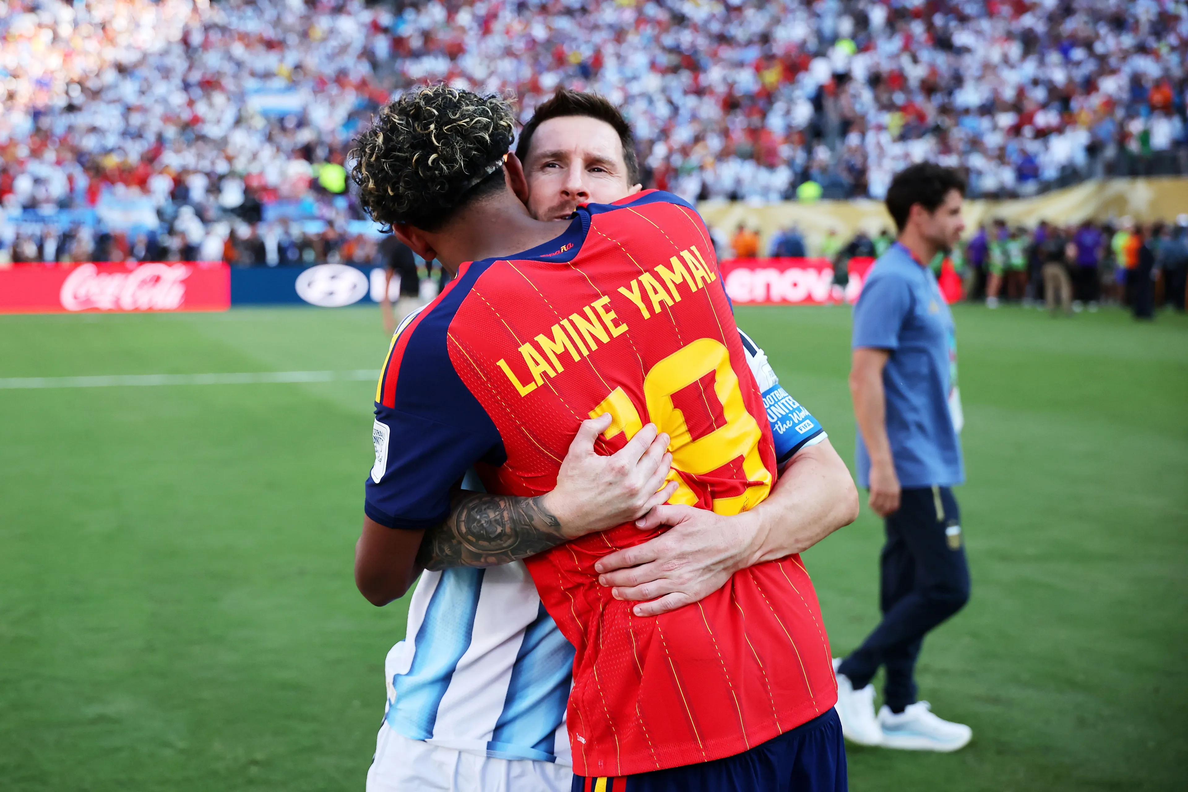 Лионель Месси и Ламин Ямаль |Hector Vivas – FIFA / FIFA via Getty Images