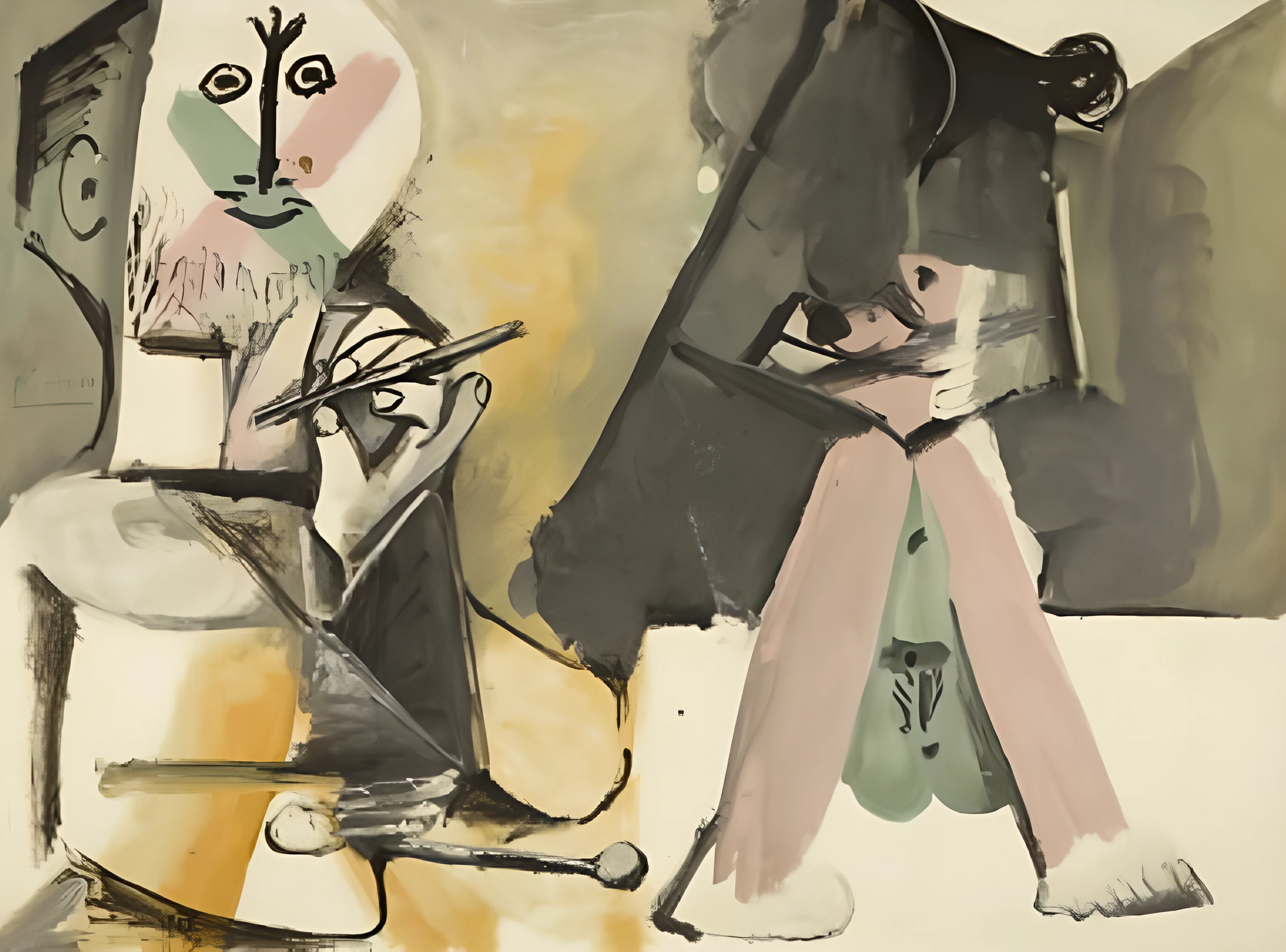 «Художник и его модель», Пабло Пикассо | Sotheby's